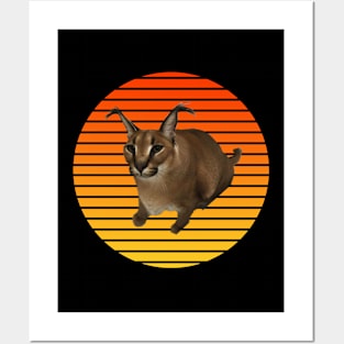 Big Floppa My Beloved Caracal Meme Posters and Art